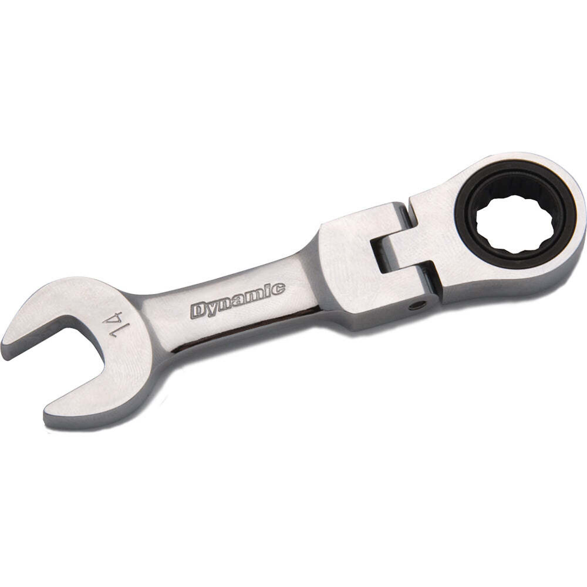 Dynamic Tools 14mm Stubby Flex Head Ratcheting Wrench